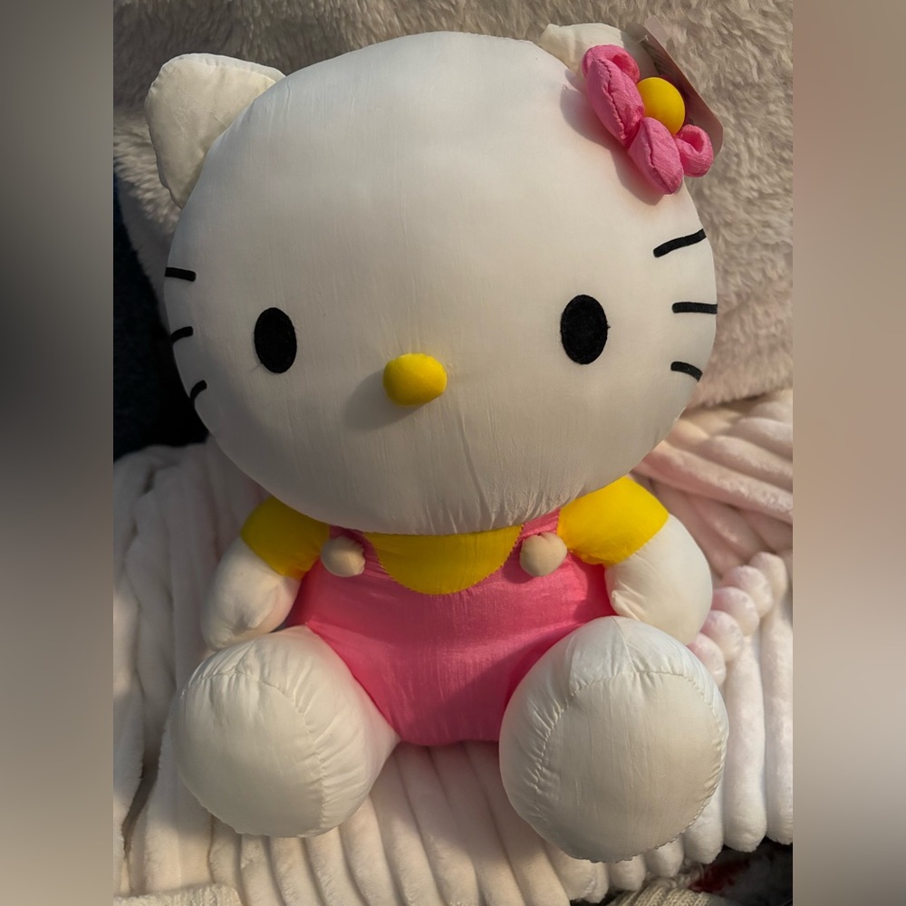 1999 vintage hello kitty nylon plush